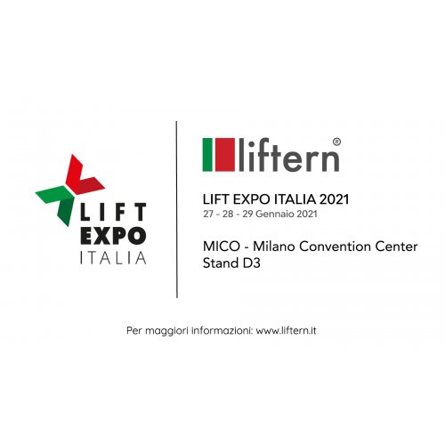 We will be on Lift Expo 2021 - Italy